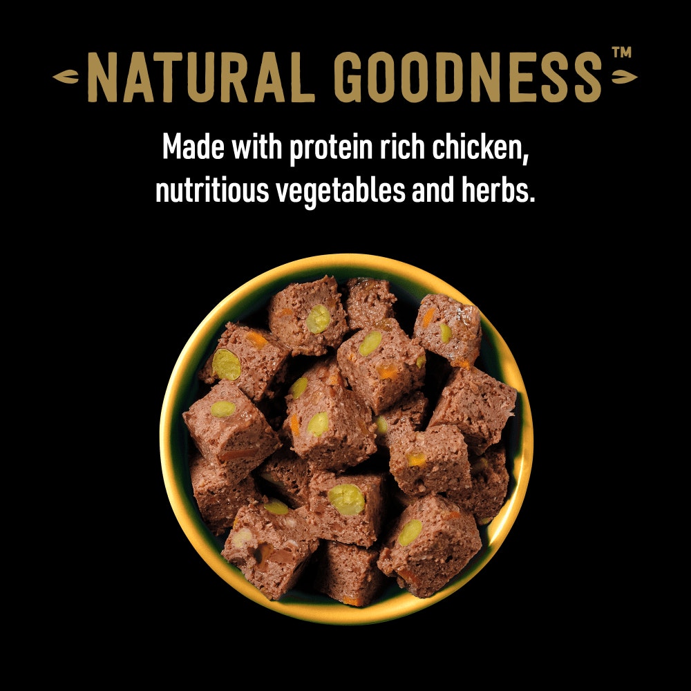 CESAR® NATURAL GOODNESS™ Grain Free Wet Dog Food Tin Chicken Loaf 400g - 2