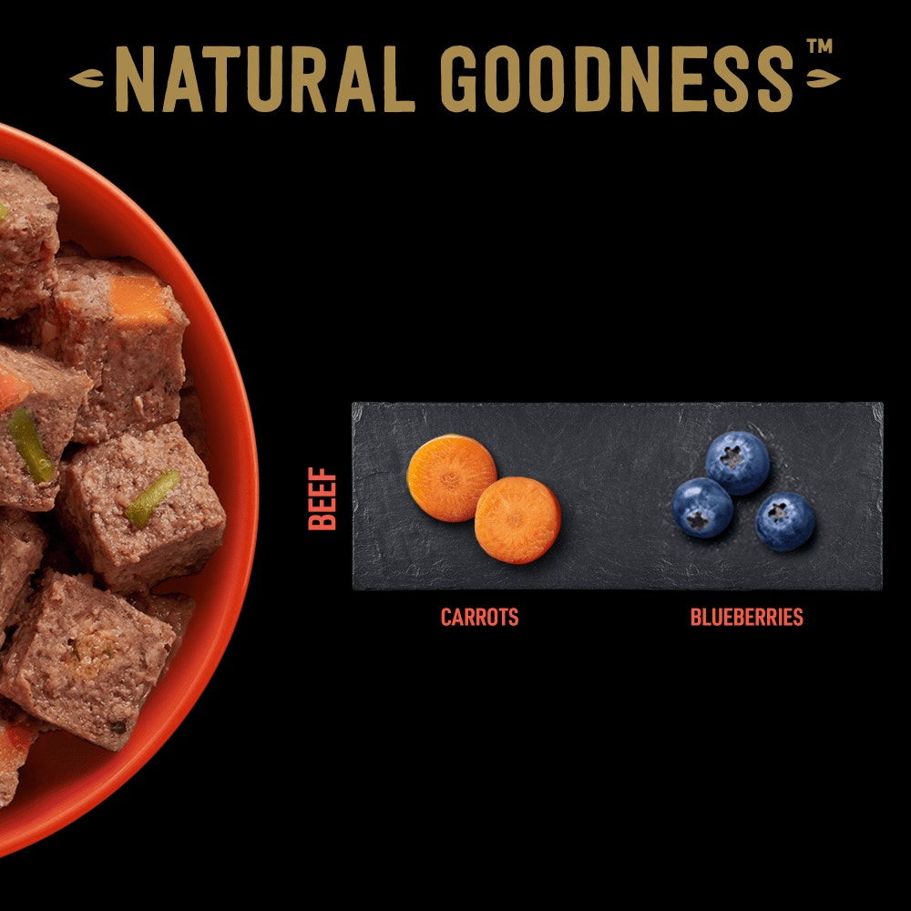 CESAR® NATURAL GOODNESS™ Grain Free Adult Dog Food Beef Terrine 100g Tray - 4